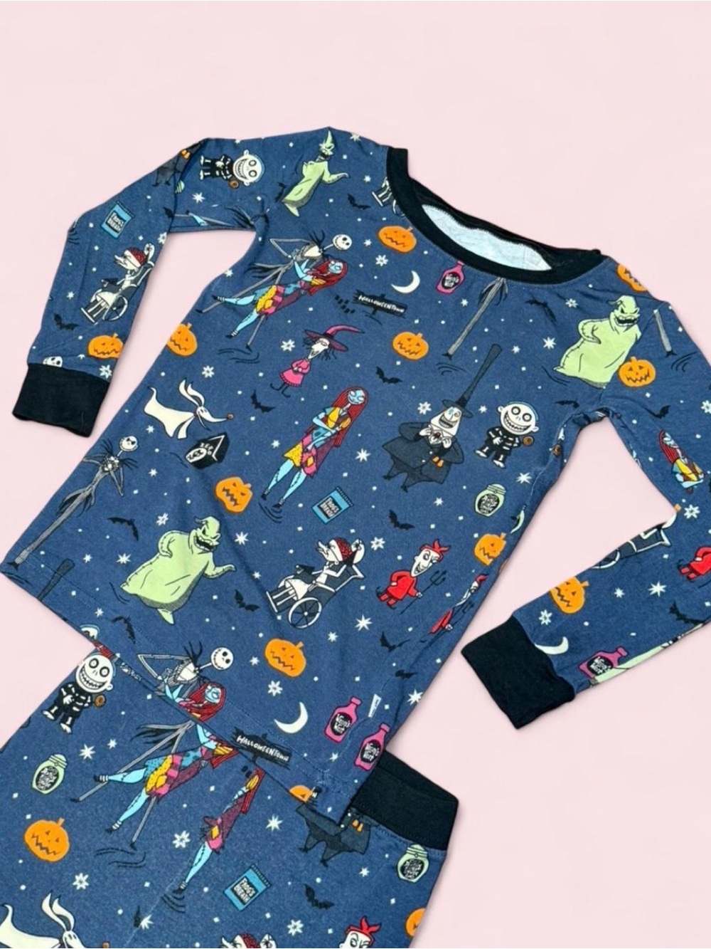 Little Sleepies 3T Nightmare Before Christmas Bamboo Pajama Set Jack Sally - Picture 3 of 7